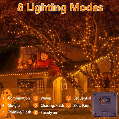 Extra-Long 144FT Solar String Lights - Image 3