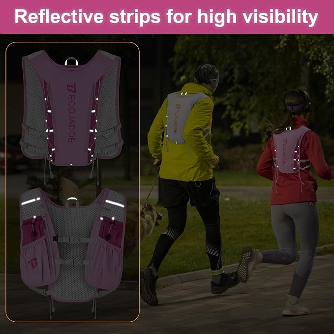 BECOJADDE Running Vest Hydration Backpack - Image 5