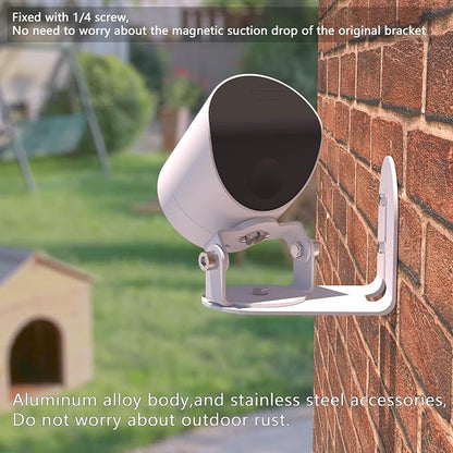 Teccle Metal Wall Mount for SimpliSafe Outdoor Camera, 360 Degree Adjustment - Image 4