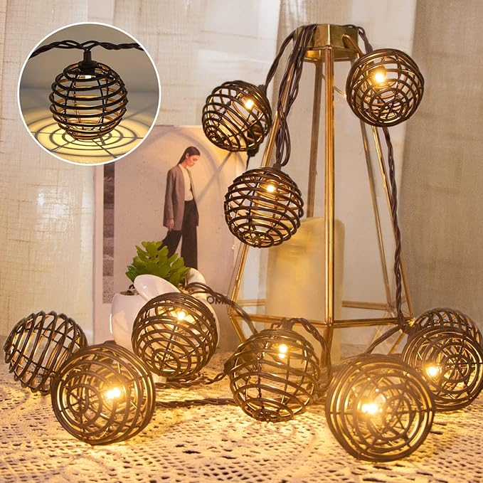 Vigdur Patio String Lights Outdoor, Connectable Indoor String Light by Vigdur