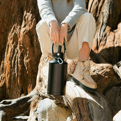 Insulated Water Bottle 64oz, Triple Wall Vacuum Stainless Steel, Leak Proof & - Image 9