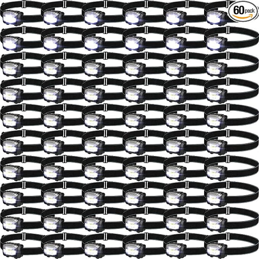 Macarrie LED Headlamps IPX4 Waterproof 3 Modes Headlamp Flashlight Bright Head by Macarrie
