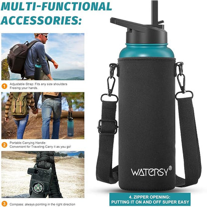 40oz Insulated Water Bottle, BPA Free&Leak Proof, Stainless Steel Water Flask - Image 6