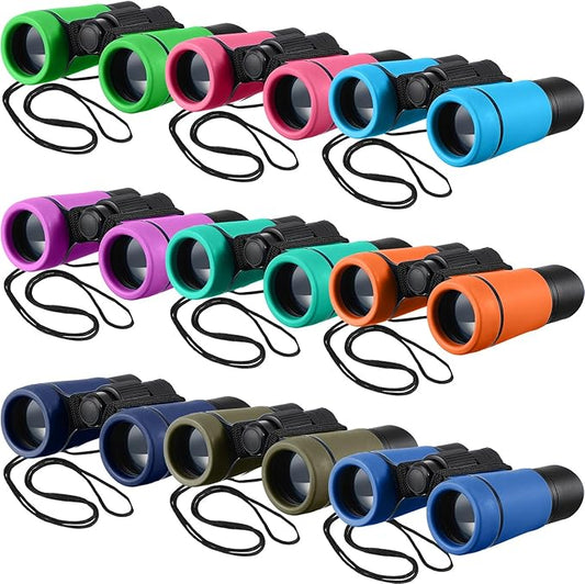Yunsailing 9 Pack Kids Binoculars, Shockproof Compact Binoculars by Yunsailing
