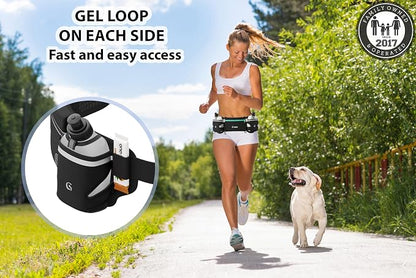 Hydration Running Belt with 2x10oz Bottles - Image 7
