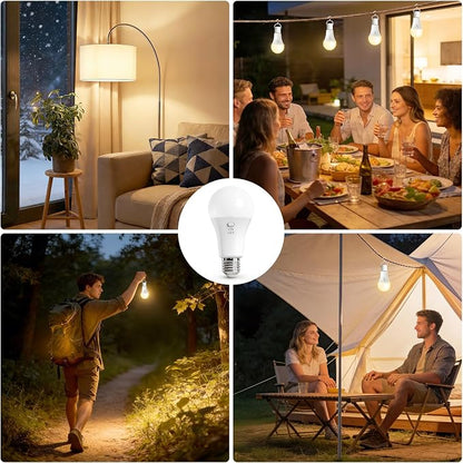 Kimjo 4 Pack Rechargeable Light Bulbs - Image 9