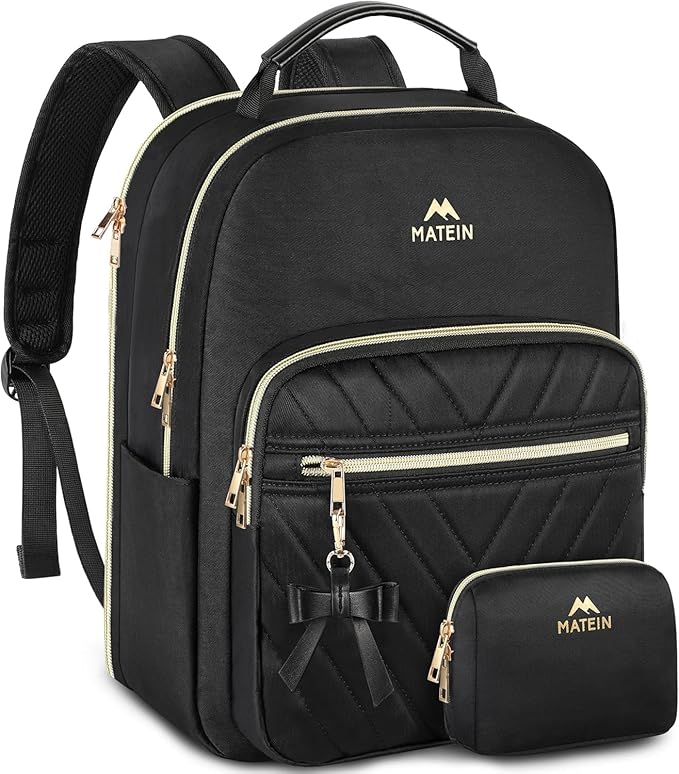 MATEIN Backpack Purse for Women, 15.6 inch Cute Stylish Waterproof Backpack by MATEIN