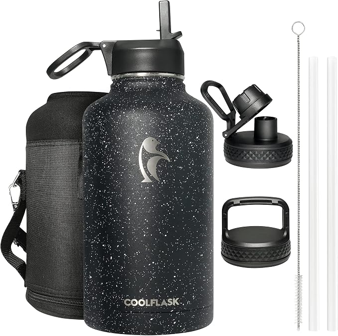 Coolflask 64 oz Insulated Water Bottle by Coolflask