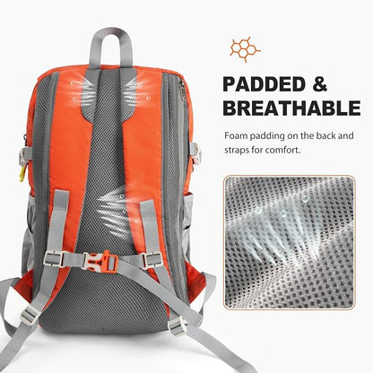 20L Hiking Backpack Lightweight Packable Hiking Daypack, Foldable Small Travel - Image 2