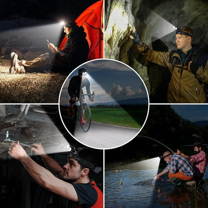 Blukar LED Headlamp, Super Bright Rechargeable Headlight Flashlight - Image 8