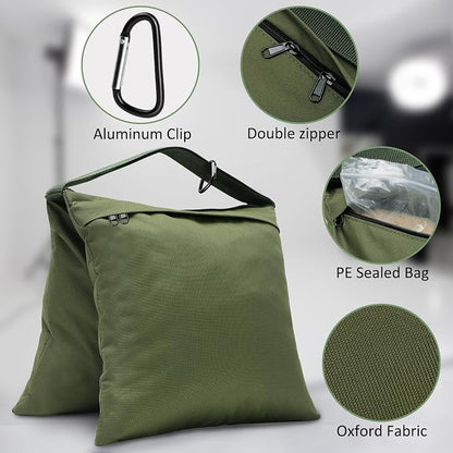 Aimosen 4 Packs Sandbags Military Green Weight Bags - Image 2