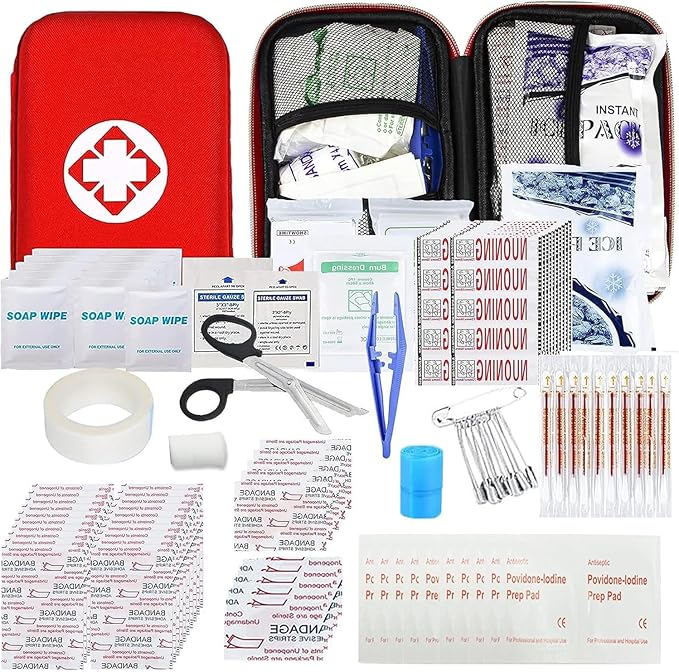 Car First Aid Kits 275Pcs Survival Gear Home Travel Size Small Emergency Kit by HOME