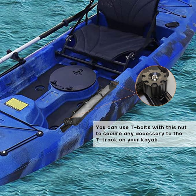 Mesh Storage Kayak Storage Compartments Set Attaches to Kayak Seat or T-track - Image 3