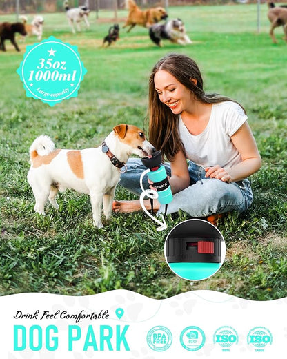 lesotc Dog Water Bottle, Portable Water Dispenser - Image 2
