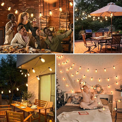 Larkvue 96FT LED Outdoor String Lights, Waterproof Patio Lights - Image 6