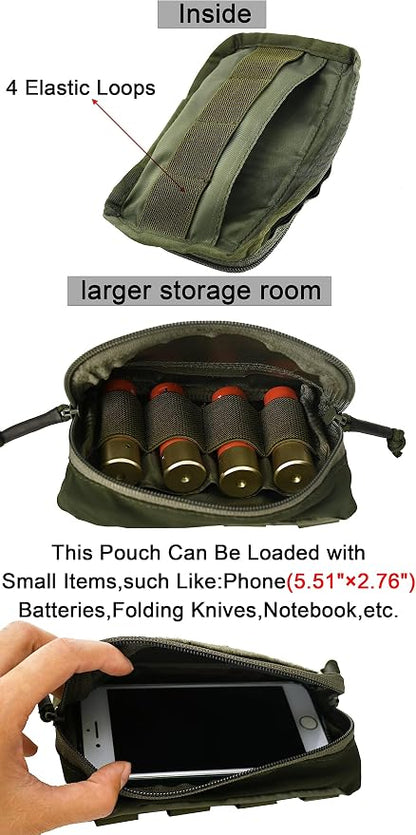 Tactical Molle Admin Pouch Chest Rig Small Molle Chest Pouch Utility MOLLE/Belt - Image 5