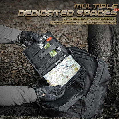 LIVANS Tactical Pouch Military Map Case Holder Army Foldable Map Storage Pouch - Image 5