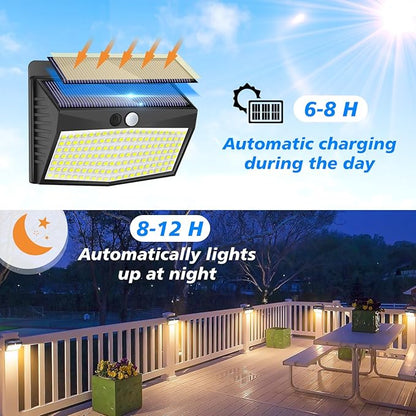 Solar Motion Sensor Lights Outdoor Waterproof - Image 3