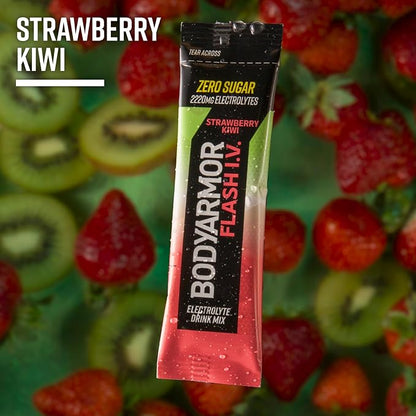 BODYARMOR Flash IV Electrolyte Packets, Strawberry Kiwi - Image 6