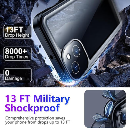 Temdan Compatible with iPhone 13 Case Waterproof, Built-in Screen & Camera - Image 3