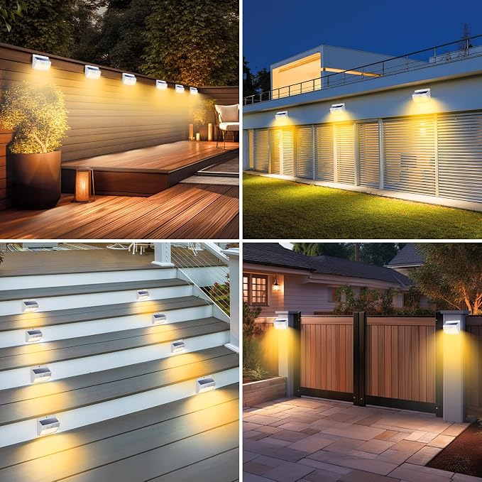 Peasur 16 Packs Solar Outdoor Lights Motion Sensor Solar Security Lights - Image 6