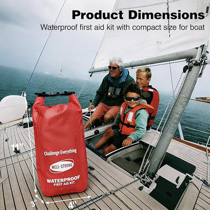 Waterproof First Aid Kit Roll Top Boat Emergency Kit - Image 3