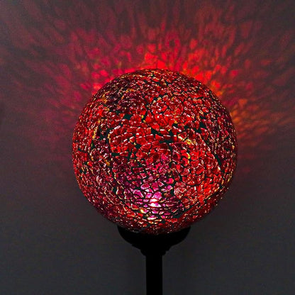 VCUTEKA Solar Garden Decorative Lights Outdoor, Mosaic Solar Light Waterproof - Image 7