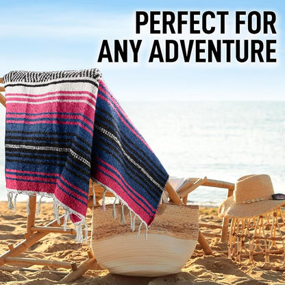 Hydration Nation Authentic Extra Large Mexican Blanket - Image 5