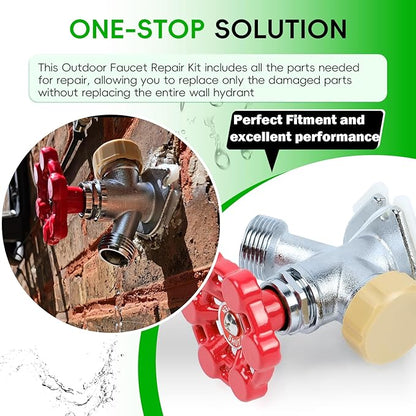 2-Pack Universal Outdoor Faucet Repair Kit - Image 4