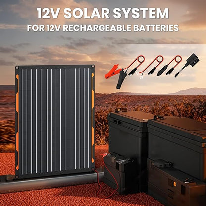 FlexSolar 20W 12V Solar Panel Charger Kit - Image 3