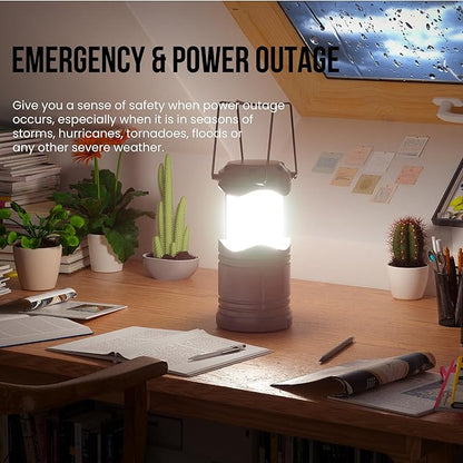 Lichamp LED Camping Lantern, 4 Pack Battery Powered Flashlight - Image 2