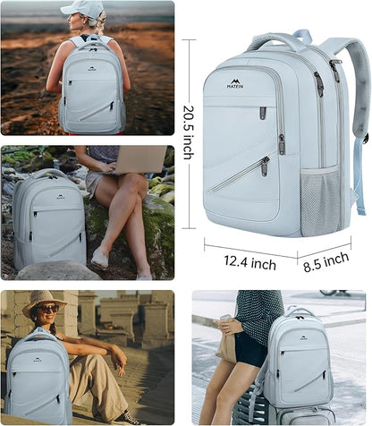 MATEIN 18 Inch Laptop Backpack for Women, TSA Approved Laptop Rucksack Large - Image 6