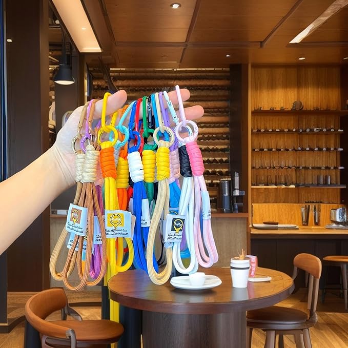 Carabiner Clip 48Pcs Gold Metal Key Ring Clip Circle Keychain Rings Bulk Spring - Image 3