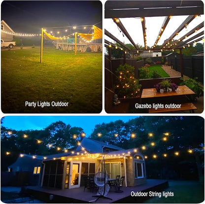 Outdoor String Lights Waterproof Patio Lights 200FT - Image 9