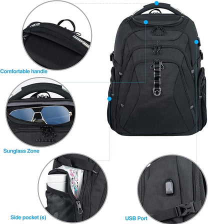 KROSER Travel Laptop Backpack 18.4 Inch XXXL Gaming Backpack - Image 4
