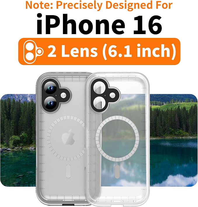 Cozycase for iPhone 16 Waterproof Shockproof Dustproof Case - Image 2