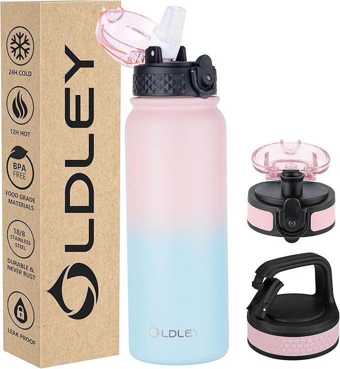 Oldley Insulated Water Bottle 20oz Water Bottles by OLDLEY