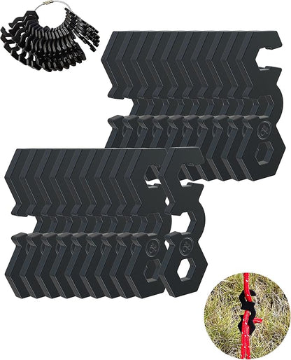 NACETURE Aluminum Alloy Rope Tensioner Tent Guyline Cord Adjuster by NACETURE