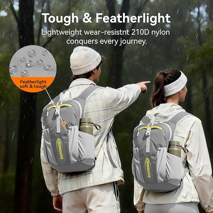 16L Small Hiking Backpack, CROSSGEAR Lightweight Waterproof Foldable Backpack - Image 4