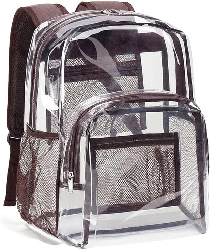 Vorspack Clear Backpack Heavy Duty PVC Transparent Backpack by Vorspack