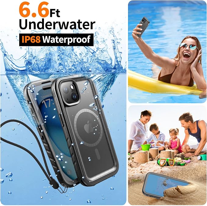 Cozycase for iPhone 15 Waterproof Shockproof Dustproof Case - Image 3