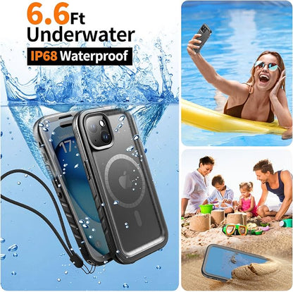 Cozycase for iPhone 15 Waterproof Shockproof Dustproof Case - Image 3