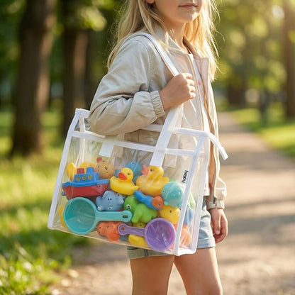HOLAY 4 Pack Clear Toy Storage Bags - Image 5