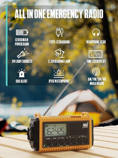 Emergency Radio 12000mAh - Image 3