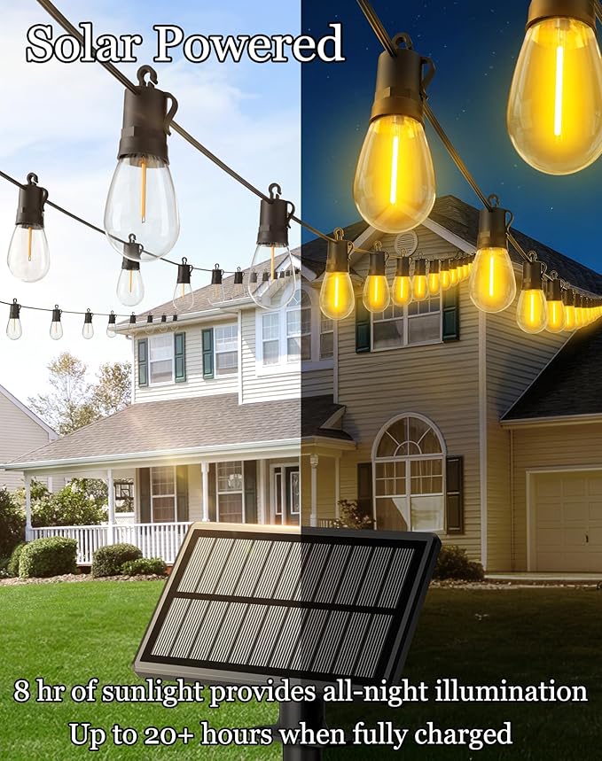 148ft-Solar-Powered-Lights-Outdoor-Waterproof-String - Image 3