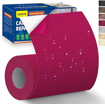 Self-Adhesive Canvas Repair Tape, Fabric Patch Repairs Kit by Sgooyir