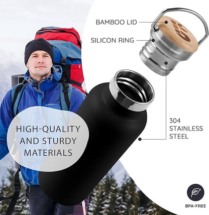 Bambaw Insulated Water Bottle 24 oz, Double Wall Stainless Steel Water Bottles - Image 2