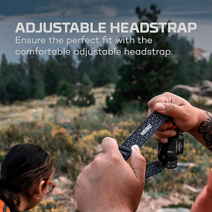 NEBO Transcend 1500 Rechargeable Headlamp | 1, 500 Lumens, 5 Light Modes - Image 3