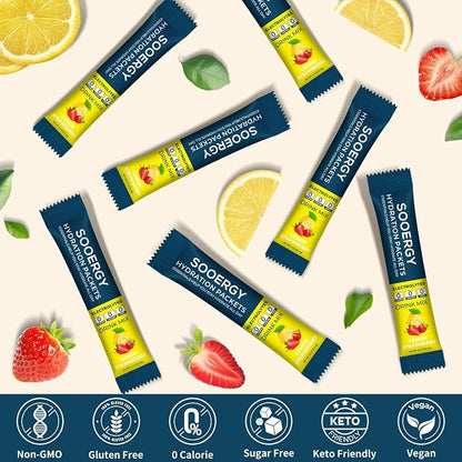 Electrolytes Powder Packets Sugar Free Hydration Packets, Liquid Daily IV - Image 4