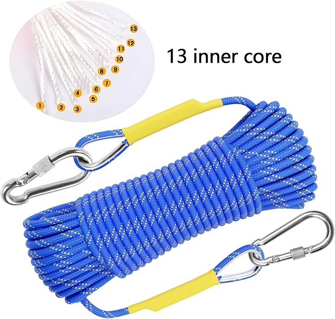 X XBEN Outdoor Climbing Rope 10M 20M 30M 50M 70M 152M 352M Static Rock Climbing - Image 5